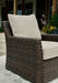 Brook Ranch Outdoor Lounge Chair with Cushion - Yulissa Home Furnishings (NJ)