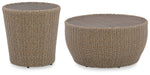 Danson Outdoor Occasional Table Set - Yulissa Home Furnishings (NJ)