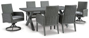 Elite Park Outdoor Dining Set - Yulissa Home Furnishings (NJ)