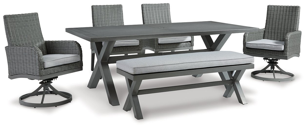 Elite Park Outdoor Dining Set - Yulissa Home Furnishings (NJ)