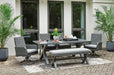 Elite Park Outdoor Dining Set - Yulissa Home Furnishings (NJ)