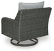 Elite Park Outdoor Swivel Lounge with Cushion - Yulissa Home Furnishings (NJ)