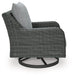 Elite Park Outdoor Swivel Lounge with Cushion - Yulissa Home Furnishings (NJ)