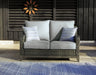 Elite Park Outdoor Loveseat with Cushion - Yulissa Home Furnishings (NJ)