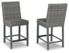 Palazzo Outdoor Barstool (Set of 2) - Yulissa Home Furnishings (NJ)