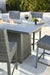 Palazzo Outdoor Counter Height Dining Table with 4 Barstools - Yulissa Home Furnishings (NJ)