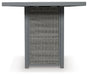 Palazzo Outdoor Bar Table with Fire Pit - Yulissa Home Furnishings (NJ)