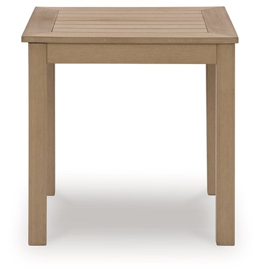 Hallow Creek Outdoor End Table - Yulissa Home Furnishings (NJ)