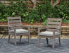 Hillside Barn Outdoor Dining Arm Chair (Set of 2) - Yulissa Home Furnishings (NJ)