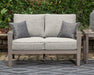 Hillside Barn Outdoor Loveseat with Cushion - Yulissa Home Furnishings (NJ)