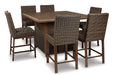 Paradise Trail Outdoor Bar Table Set - Yulissa Home Furnishings (NJ)