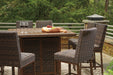 Paradise Trail Outdoor Bar Table Set - Yulissa Home Furnishings (NJ)