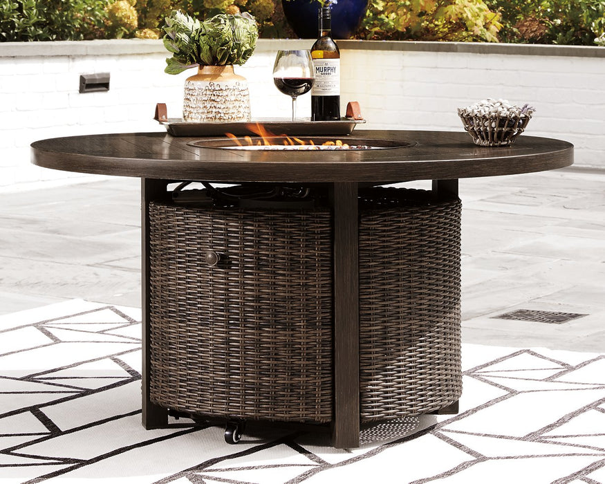 Paradise Trail Fire Pit Table - Yulissa Home Furnishings (NJ)