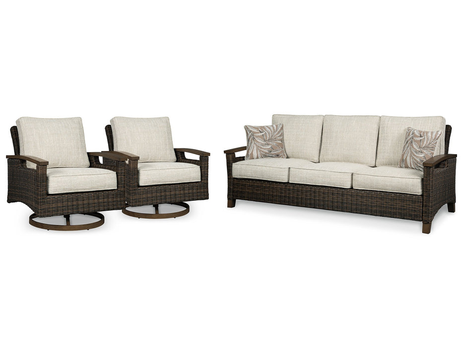 Paradise Trail Outdoor Seating Set - Yulissa Home Furnishings (NJ)