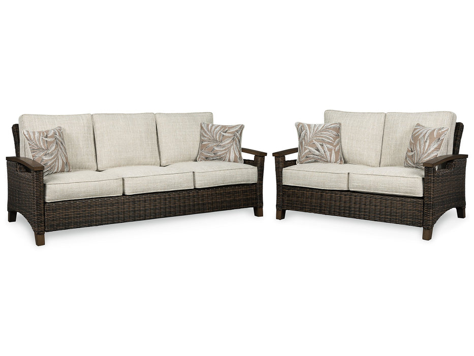 Paradise Trail Outdoor Seating Set - Yulissa Home Furnishings (NJ)