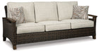 Paradise Trail Outdoor Sofa, Lounge Chairs and Fire Pit Table - Yulissa Home Furnishings (NJ)