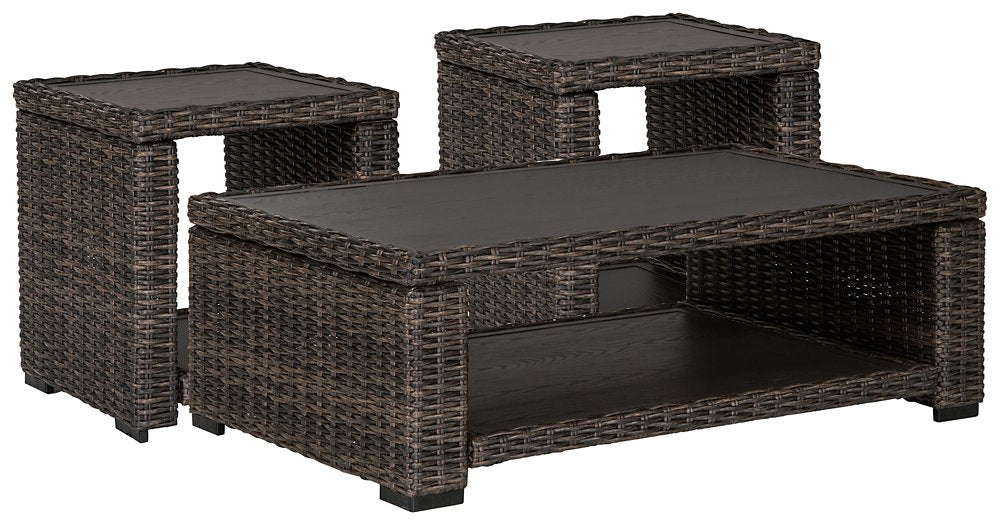 Grasson Lane Outdoor Occasional Table Set - Yulissa Home Furnishings (NJ)