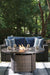 Grasson Lane Grasson Lane Nuvella Loveseat with Fire Pit Table - Yulissa Home Furnishings (NJ)