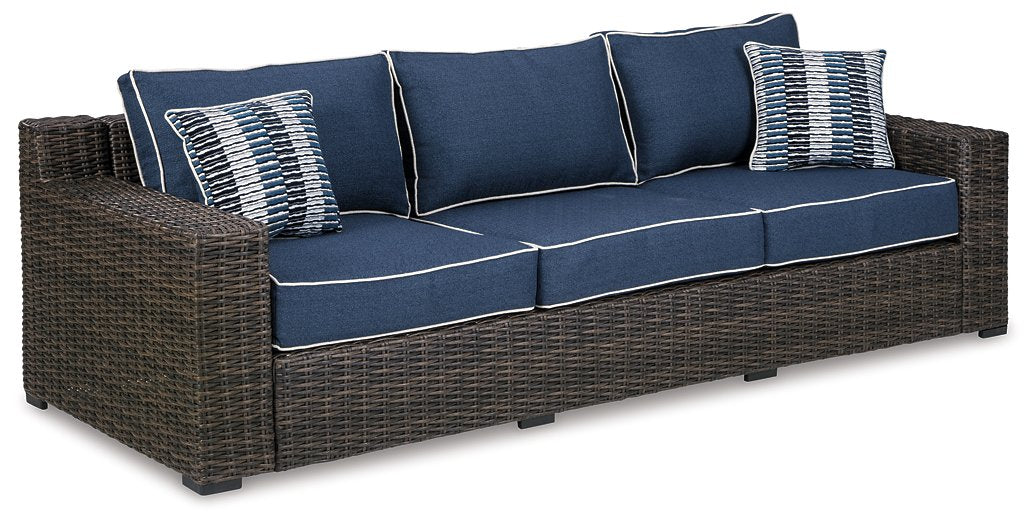 Grasson Lane Grasson Lane Nuvella Sofa, Loveseat, Lounge Chair and Ottoman with Coffee and End Table - Yulissa Home Furnishings (NJ)