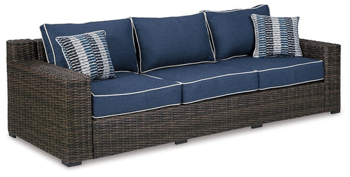 Grasson Lane Outdoor Sofa and Loveseat with Lounge Chairs and End Table - Yulissa Home Furnishings (NJ)