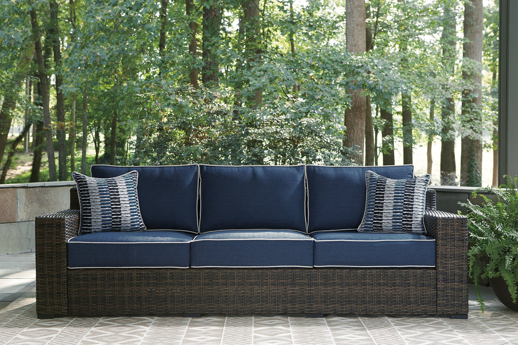 Grasson Lane Outdoor Sofa and Loveseat with Coffee Table - Yulissa Home Furnishings (NJ)