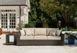 Coastline Bay Outdoor Sofa with Cushion - Yulissa Home Furnishings (NJ)