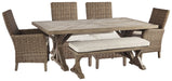 Beachcroft Outdoor Seating Set - Yulissa Home Furnishings (NJ)