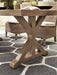 Beachcroft Dining Table with Umbrella Option - Yulissa Home Furnishings (NJ)