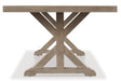 Beachcroft Dining Table with Umbrella Option - Yulissa Home Furnishings (NJ)