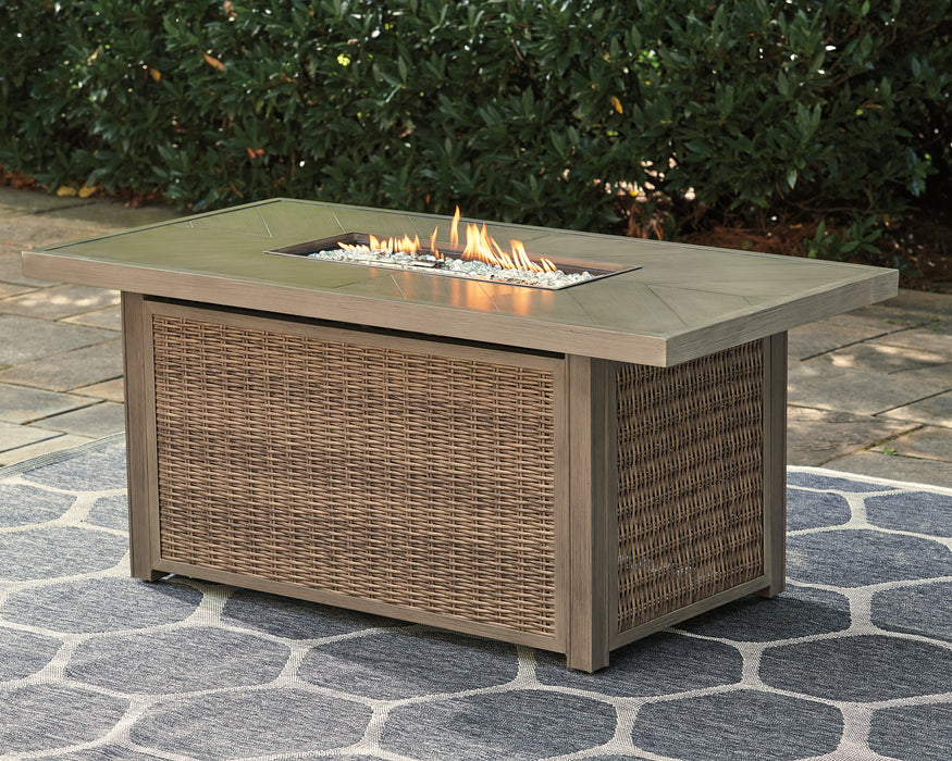 Beachcroft Fire Pit Table - Yulissa Home Furnishings (NJ)