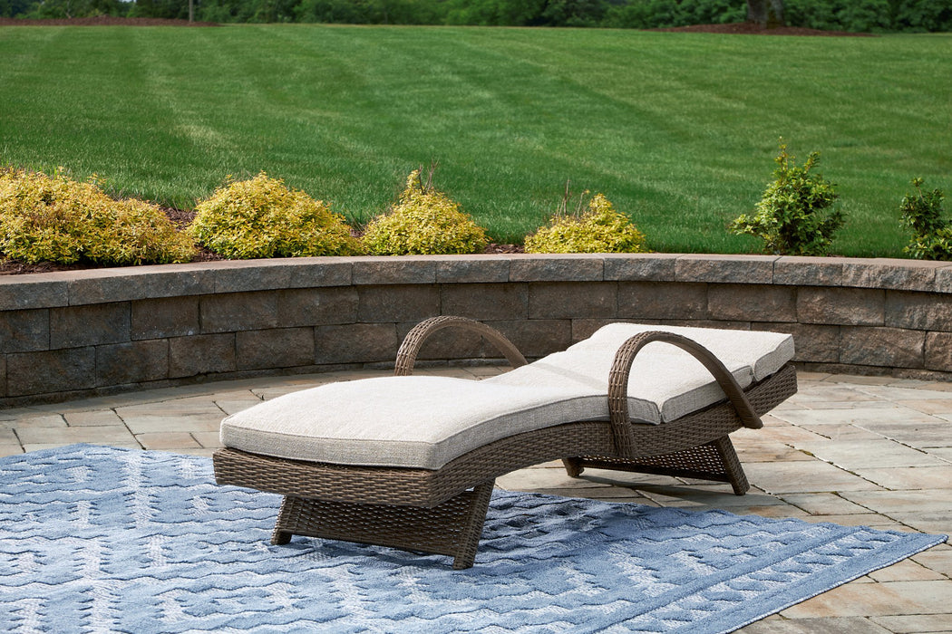 Beachcroft Outdoor Chaise Lounge with Cushion - Yulissa Home Furnishings (NJ)