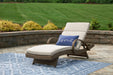 Beachcroft Outdoor Chaise Lounge with Cushion - Yulissa Home Furnishings (NJ)