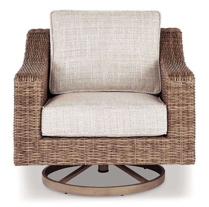 Beachcroft Swivel Lounge Chair - Yulissa Home Furnishings (NJ)