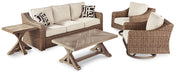 Beachcroft Outdoor Conversation Set - Yulissa Home Furnishings (NJ)