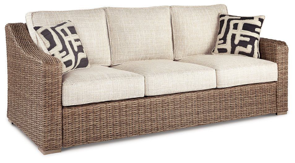 Beachcroft Beachcroft Nuvella Sofa with Coffee and End Table - Yulissa Home Furnishings (NJ)