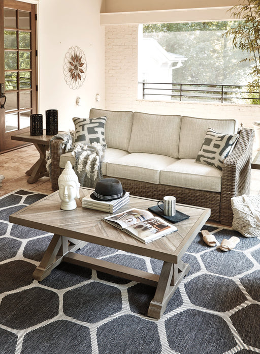 Beachcroft Beachcroft Nuvella Sofa with Coffee and End Table - Yulissa Home Furnishings (NJ)