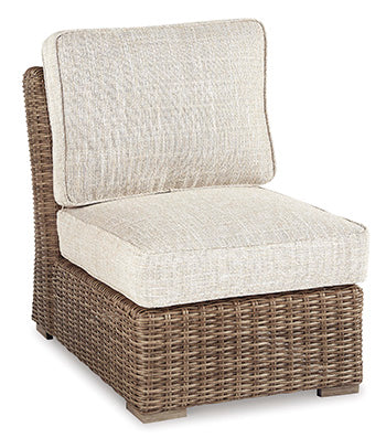 Beachcroft Armless Chair with Cushion - Yulissa Home Furnishings (NJ)