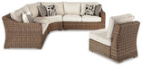 Beachcroft Outdoor Seating Set - Yulissa Home Furnishings (NJ)