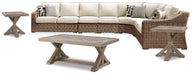 Beachcroft Outdoor Seating Set - Yulissa Home Furnishings (NJ)