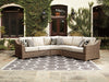 Beachcroft Outdoor Seating Set - Yulissa Home Furnishings (NJ)