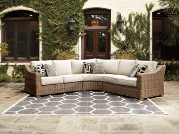 Beachcroft Outdoor Seating Set - Yulissa Home Furnishings (NJ)