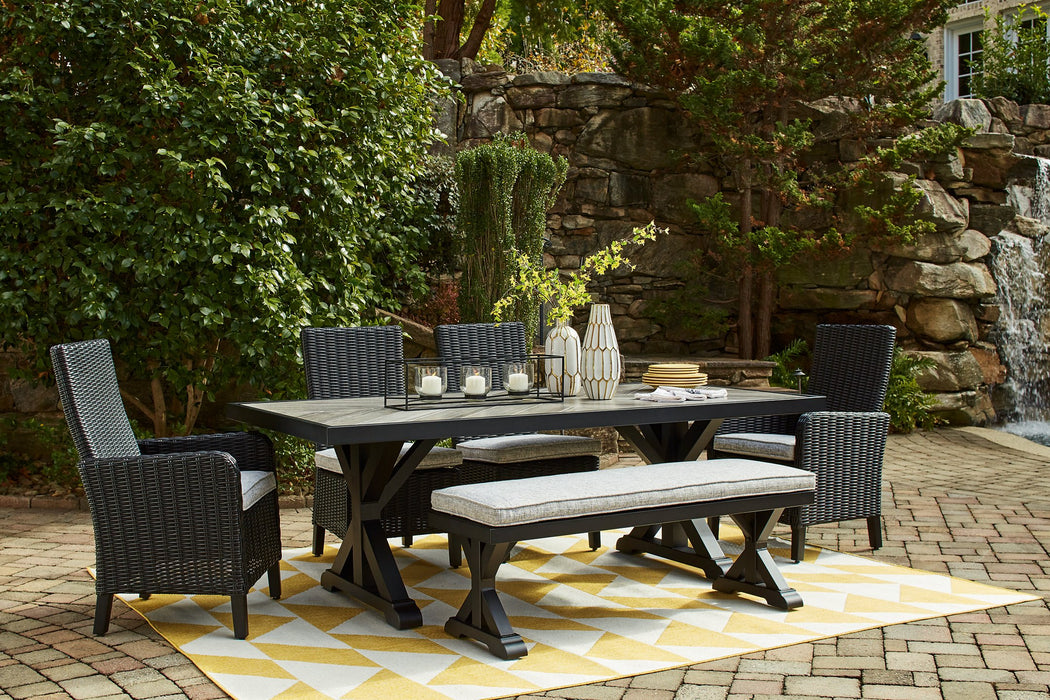 Beachcroft Outdoor Dining Set - Yulissa Home Furnishings (NJ)