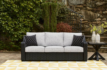 Beachcroft Outdoor Sofa with Cushion - Yulissa Home Furnishings (NJ)