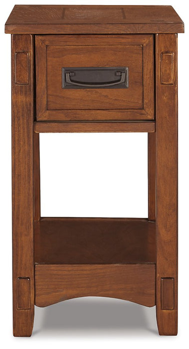 Breegin Chairside End Table - Yulissa Home Furnishings (NJ)