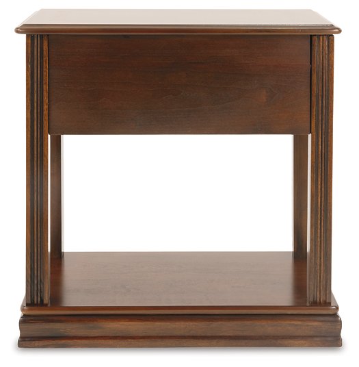 Breegin Chairside End Table - Yulissa Home Furnishings (NJ)