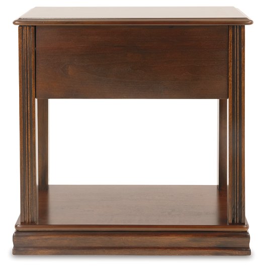 Breegin Chairside End Table - Yulissa Home Furnishings (NJ)