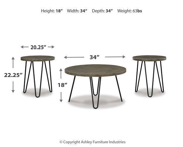 Hadasky Table (Set of 3) - Yulissa Home Furnishings (NJ)