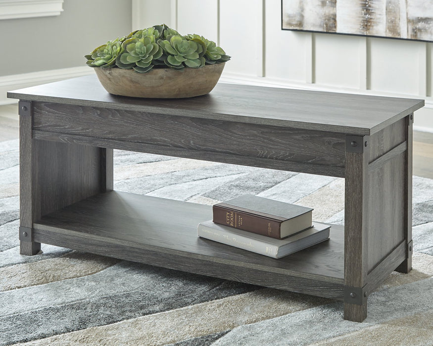 Freedan Lift-Top Coffee Table - Yulissa Home Furnishings (NJ)