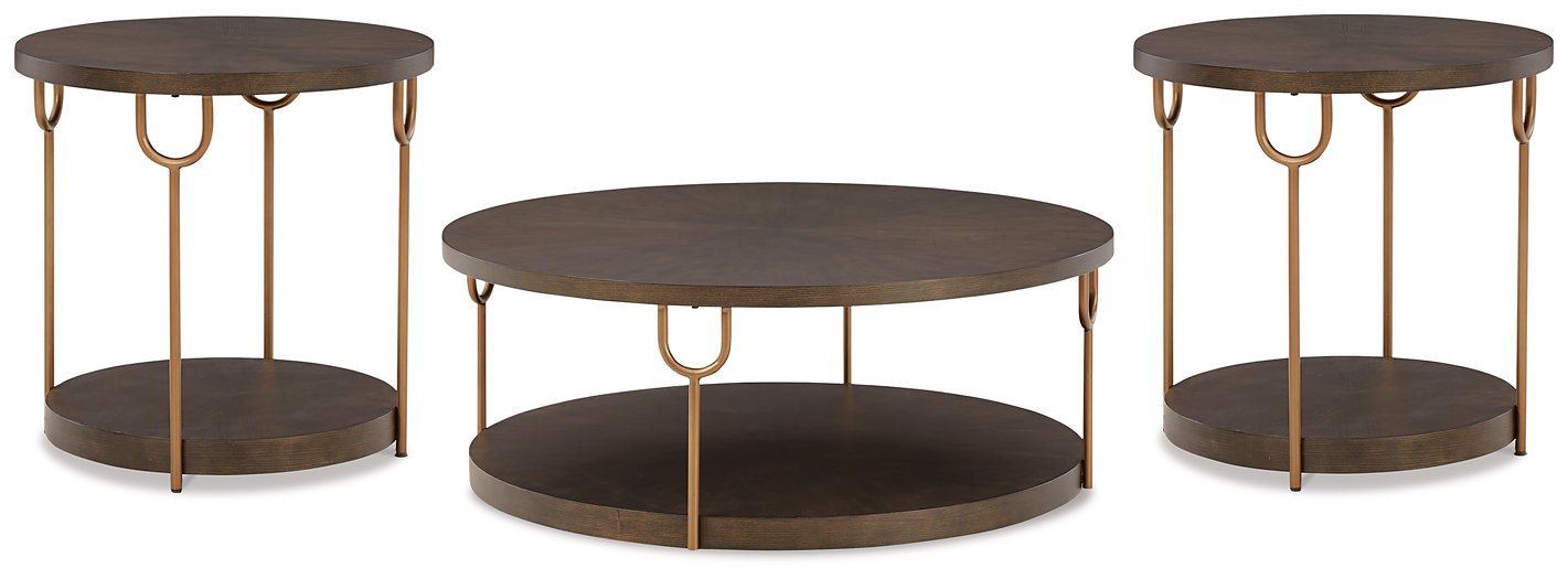 Brazburn Occasional Table Set - Yulissa Home Furnishings (NJ)