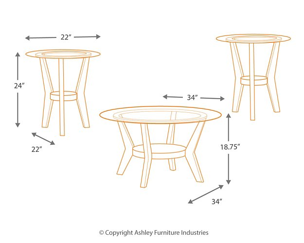 Fantell Table (Set of 3) - Yulissa Home Furnishings (NJ)